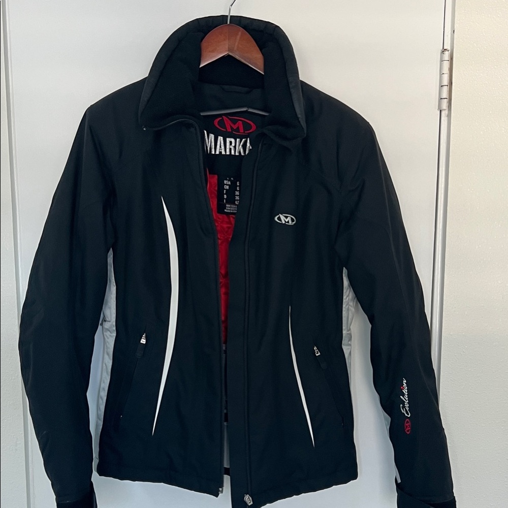 Marker Black and Red Ski Jacket
